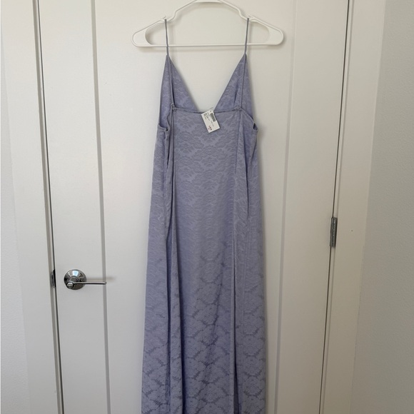 Ganni Lilac Jacquard Slip Dress - Picture 4 of 4